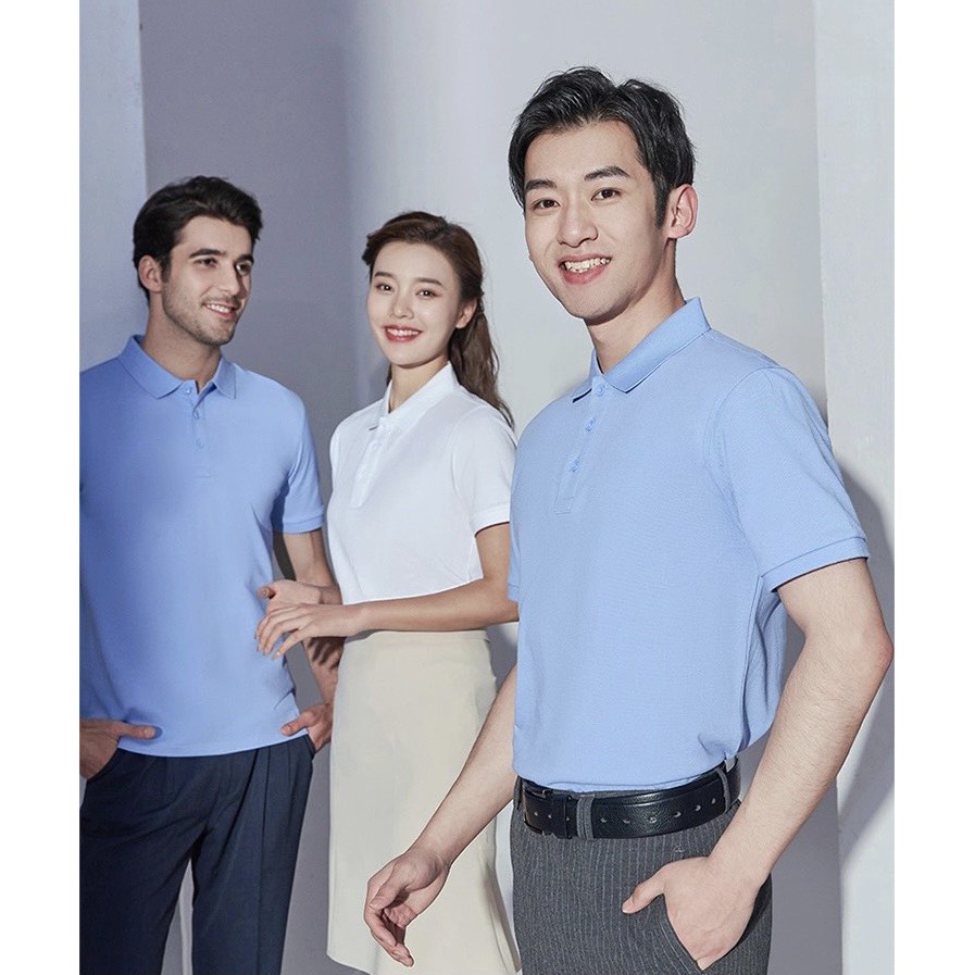 Áo Thun Nam Nữ Polo Cổ Trụ Tay Ngắn 217 Chất Mát Co Dãn 4 Chiều Cực Đẹp - Hazo