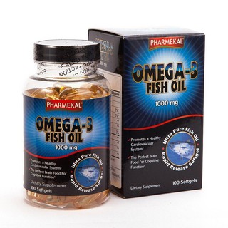 Viên uống dầu cá pharmekal omega 3 fish oil 1000mg 100 viên