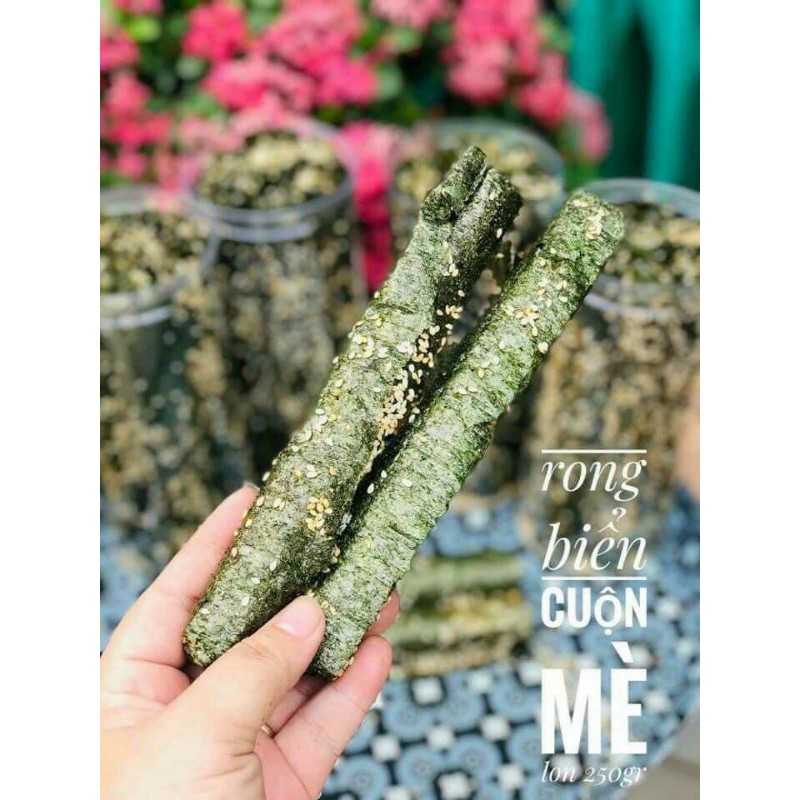 Rong biển cuộn mè 250gr