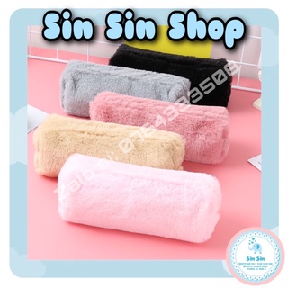 Bóp Đựng Bút Viết- Mỹ Phẩm Vải lông Mịn Mềm Mượt - SINSIN