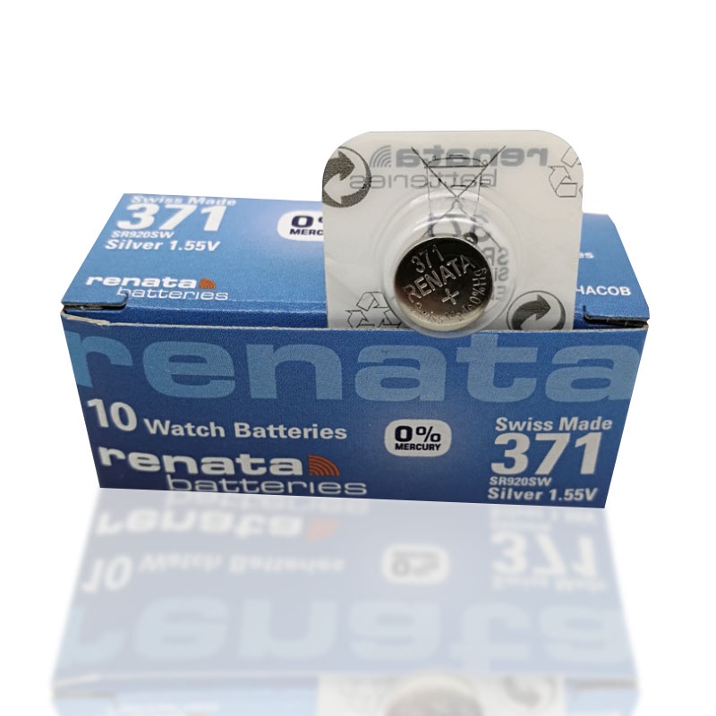 Pin đồng hồ Renata 371/SR920SW, 377/SR626SW, 364/SR621SW - Vỉ 1 viên