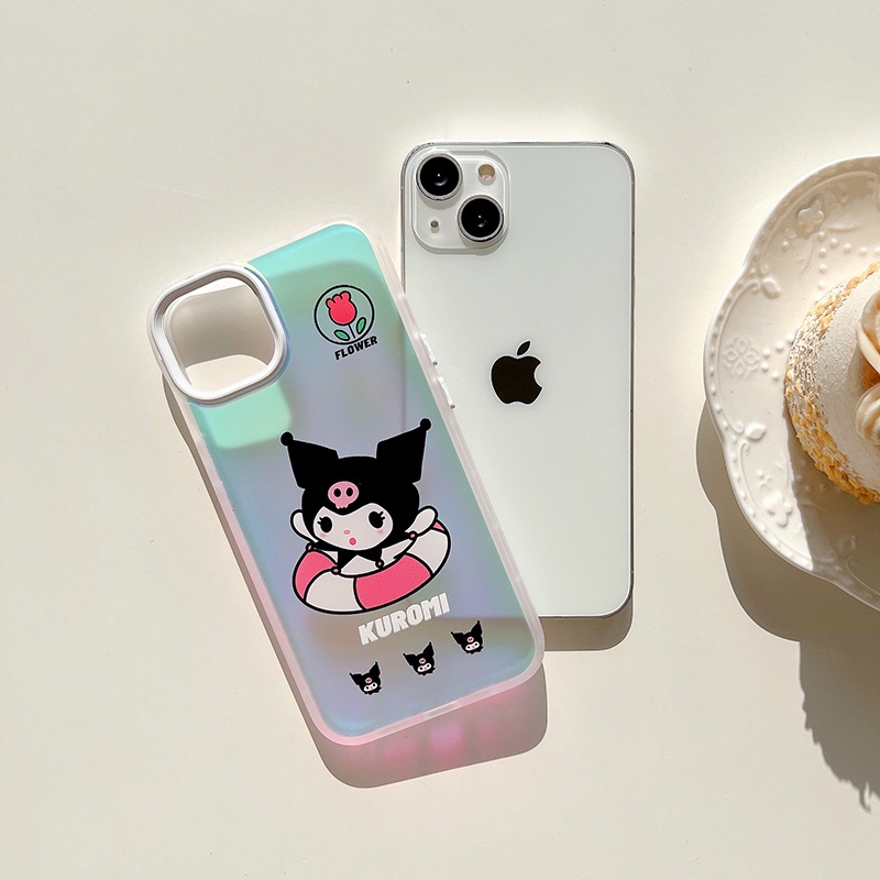 Ốp Điện Thoại Họa Tiết Hoạt Hình Kuromi Cho iphone 13 Pro Max i13 13pro 11ProMax i11 iX Xs XR Xs Max 7plus 8plus 12Pro 12 Pro Max
