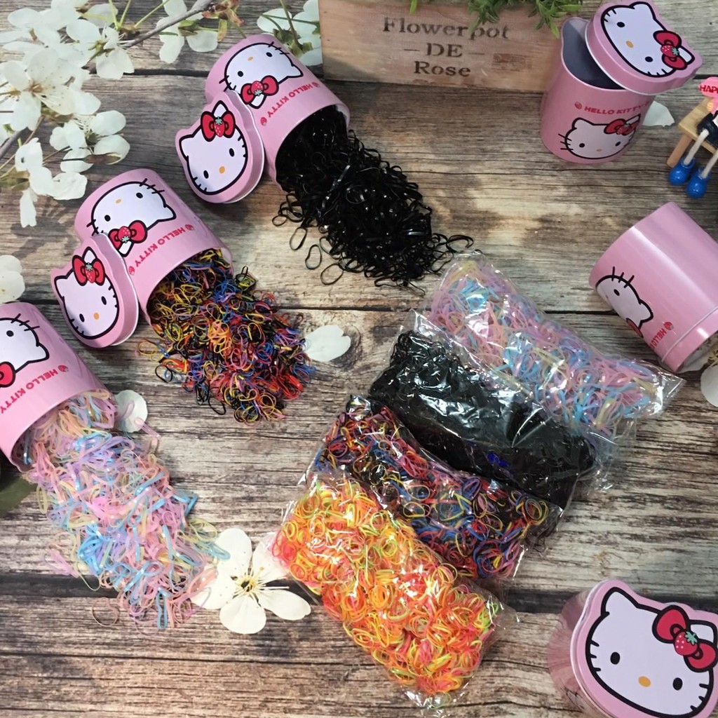 Chun buộc tóc Hello Kitty TẶNG HỘP