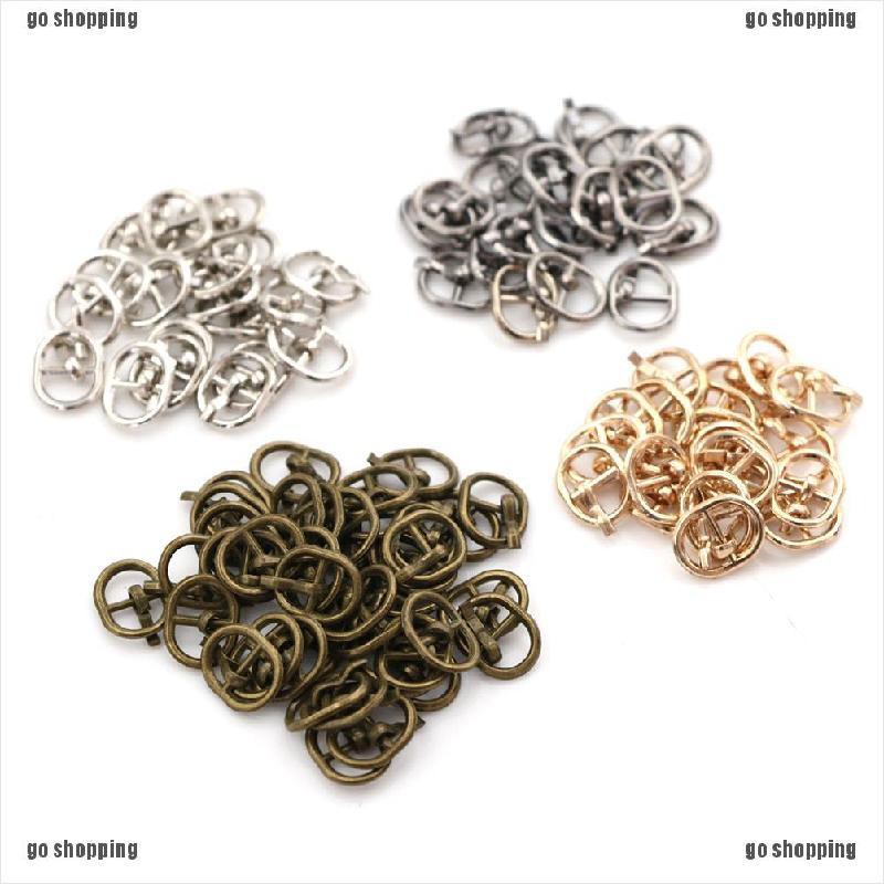 {go shopping}5.5mm Mini Metal Buckle DIY Doll Dress Patchwork Handmade Craft Sewing Accessory