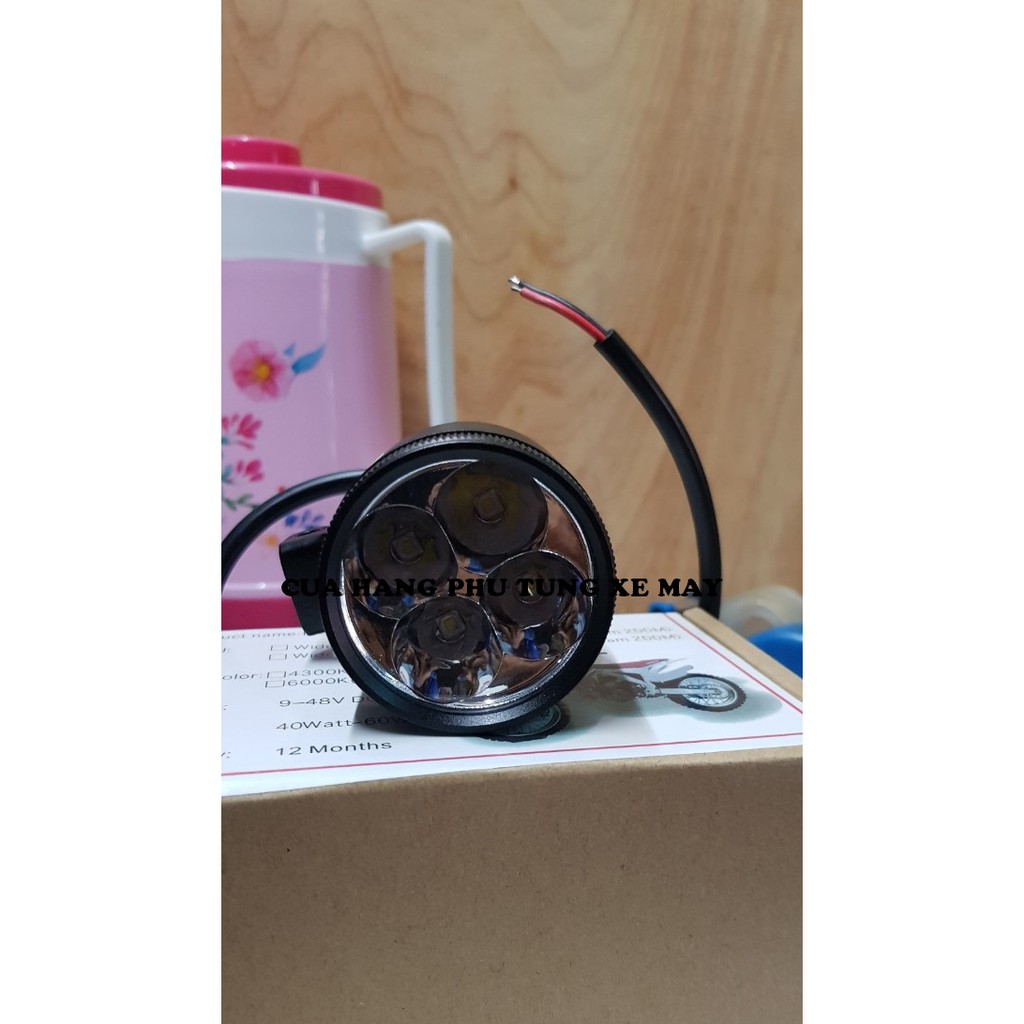 Đèn trợ sáng L4 cao cấp siêu sáng - tặng kèm công tắc