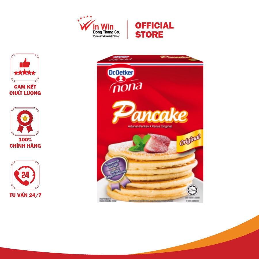 Bột Làm Bánh Rán (Pancake) Pha Sẵn Dr. Oetker 400g (Thương Hiệu Đức - SX Malaysia)