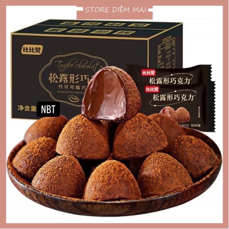 [HỘP 500G] SOCOLA TƯƠI TRUFFLES nội địa Trung - Mẫu mới