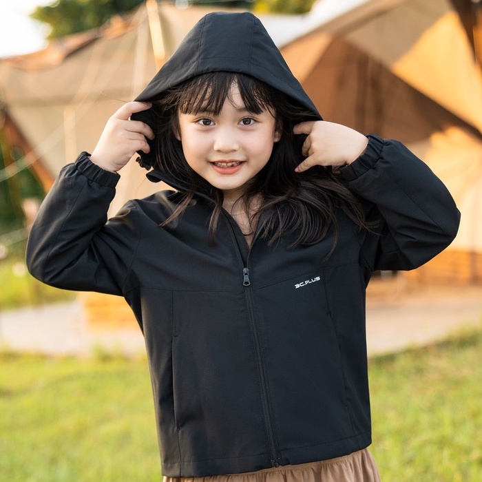 Áo khoácgió trẻ em Yody vải dù chống thấm nước tia UV áo gió nhiều màu cho bé trai, bé gái AKK6030