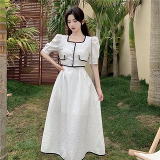 Áo Tay Phồng / Chân Váy Xinh Xắn Thanh Lịch Thời Trang Mùa Hè Cho Nữ