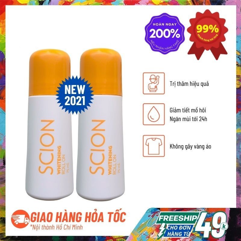 Lăn khử mùi Scion 75ml chính hãng Mỹ khô thoáng nhanh lưu hương 24h