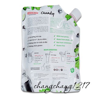 Mứt Chunky Andros (Ổi, Cherry Anh Đào) Túi 1kg