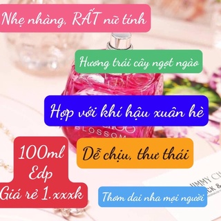 Nước hoa nữ Jimmy Choo Blossom EDP 100ml (Full box)