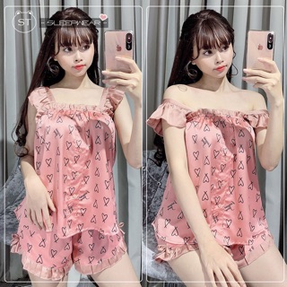 ĐỒ NGỦ NỮ CHẤT LỤA SATIN CAO CẤP <60KG
