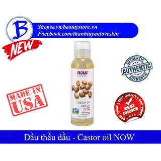 [AUTH] Tinh Dầu Thầu Dầu Castor Oil Now Food Solution
