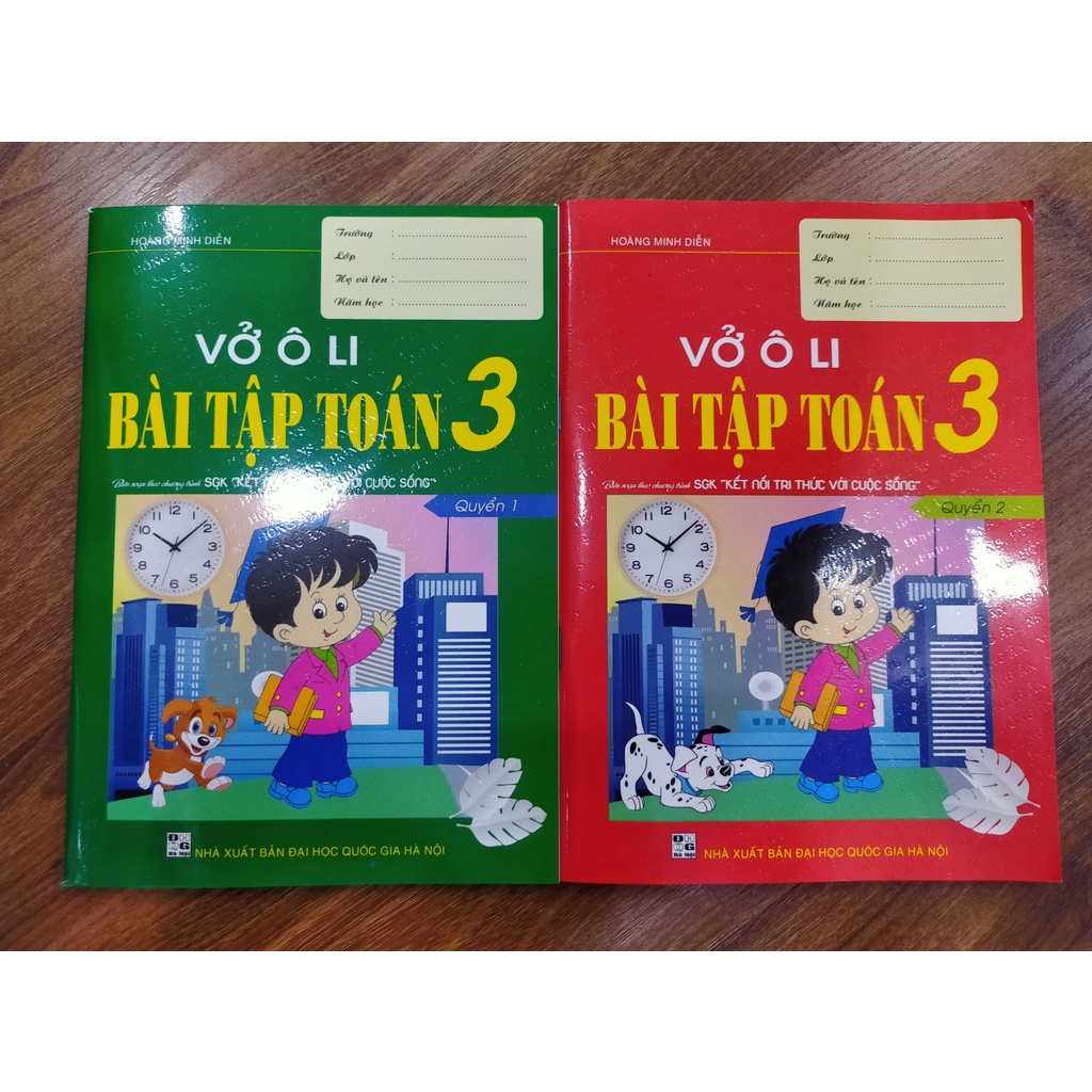 Sách - vở ô li bài tập toán 3 - quyển 1 ( Kết nối chi thức với cuộc sống )