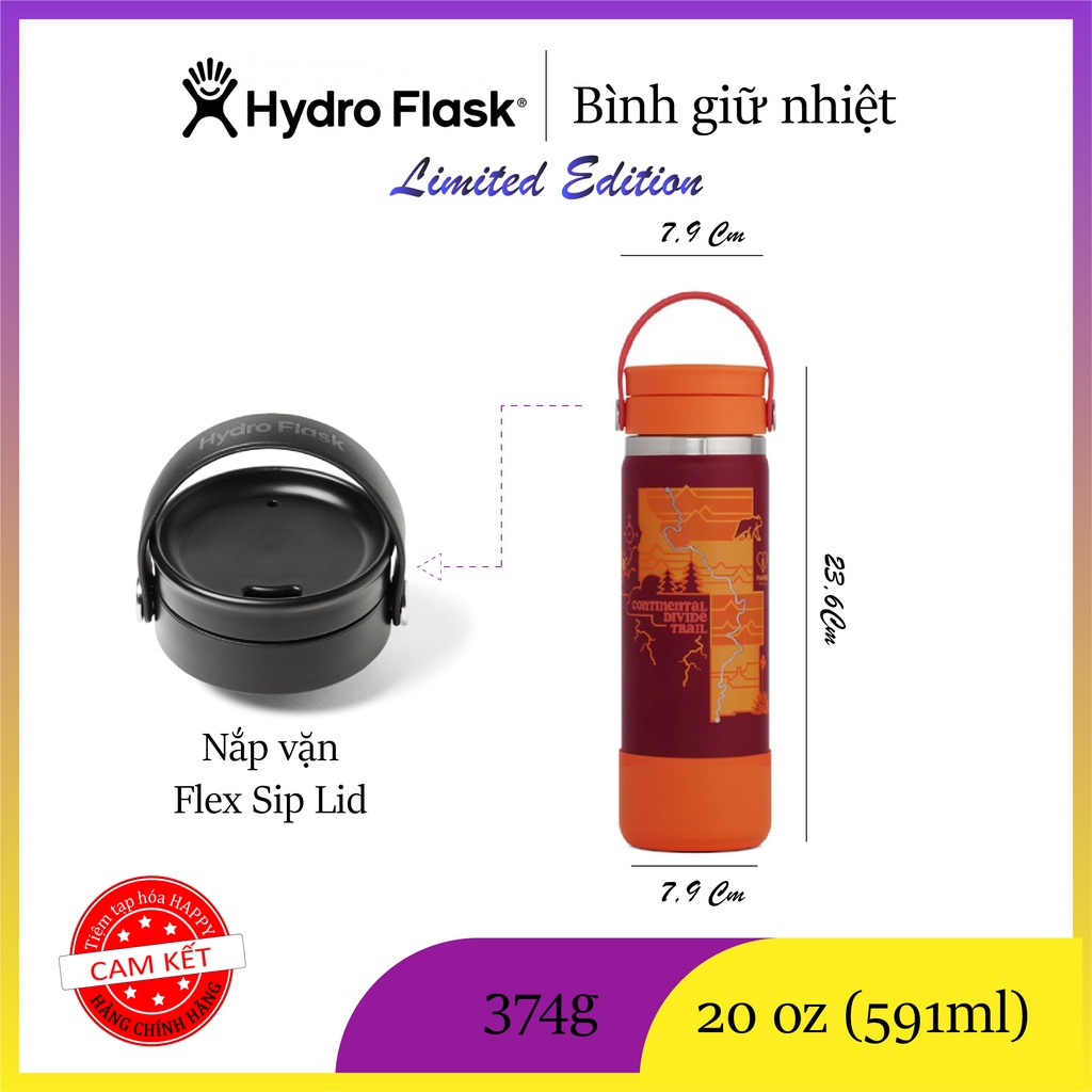 Bình giữ nhiệt Hydro Flask phiên bản giới hạn Scenic Trail 20 oz