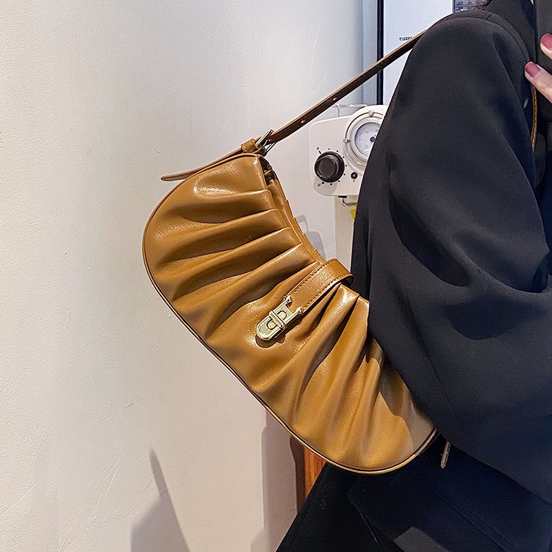 Túi Đeo Vai Màu Trơn Tùy Chỉnh Phong Cách Cổ Điển Thời Trang Cho Nữ