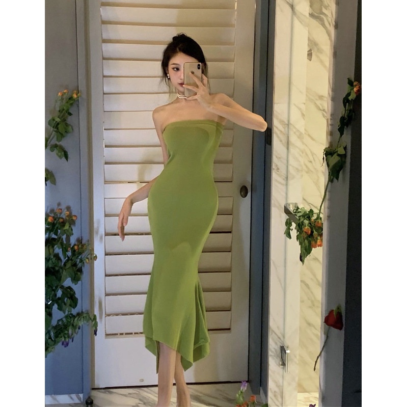 Đầm Ôm Dáng Màu Sắc Đơn Giản Dành Cho Nữ