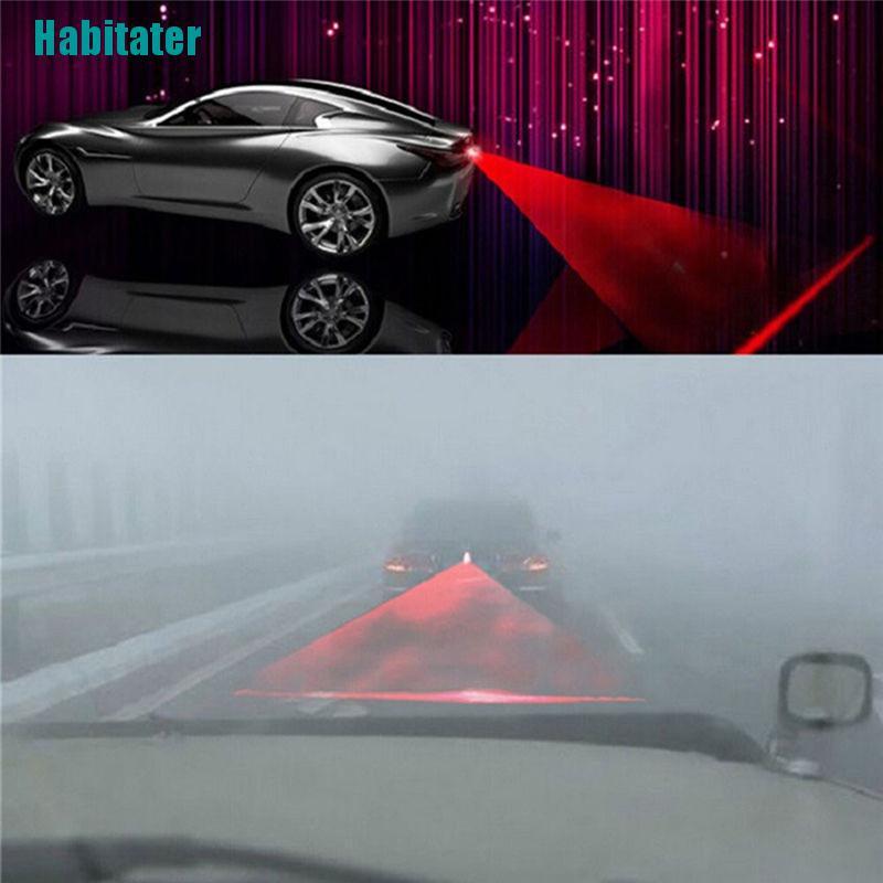 Đèn LED Laser Cảnh Báo Chống Va Chạm Màu Đỏ Thông Dụng Cho Xe Hơi