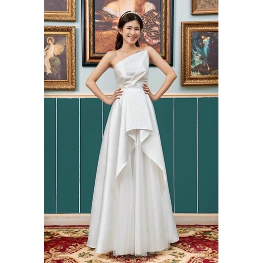ĐẦM CÚP XÉO NGỰC TÙNG XOÈ 3 LỚP
