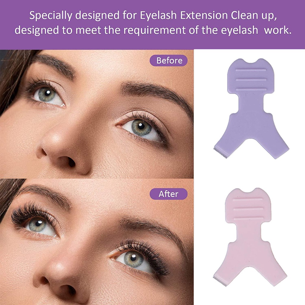 Bộ 10 Cọ Trang Điểm Lông Mi Hình Chữ Y