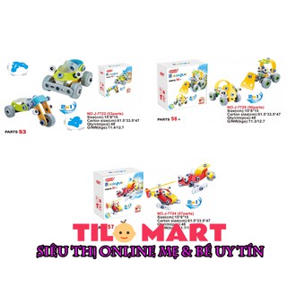 Đồ chơi giáo dục steam - bộ đồ chơi lắp ghép build&play mô hình
