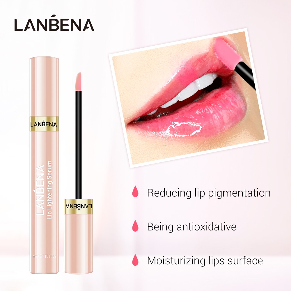Serum Lanbena Chiết Xuất Cherry Dưỡng Ẩm Loại Bỏ Melanin Lâu Trôi Làm Đầy Đặn Môi