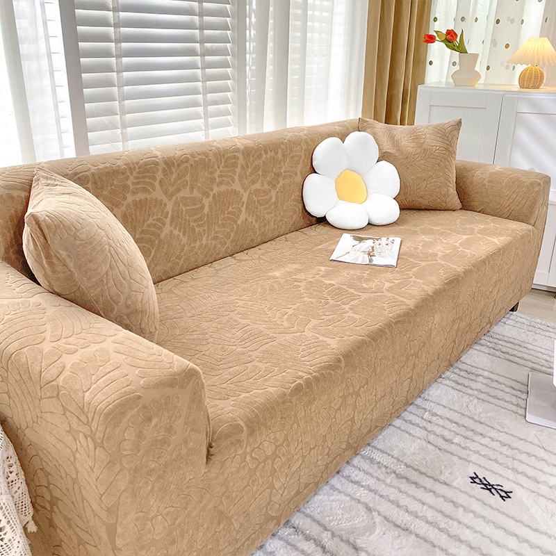 Vỏ Bọc Ghế Sofa 1/2/3/4 Chỗ Ngồi Hình Chữ L Chống Trượt
