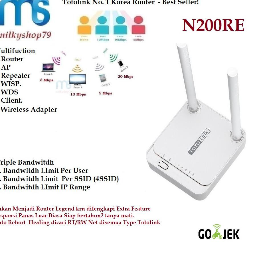 Mới Bộ Phát Sóng Wifi Không Dây Totolink N200re 300mbps Wr840n N301 Wr820n | BigBuy360 - bigbuy360.vn