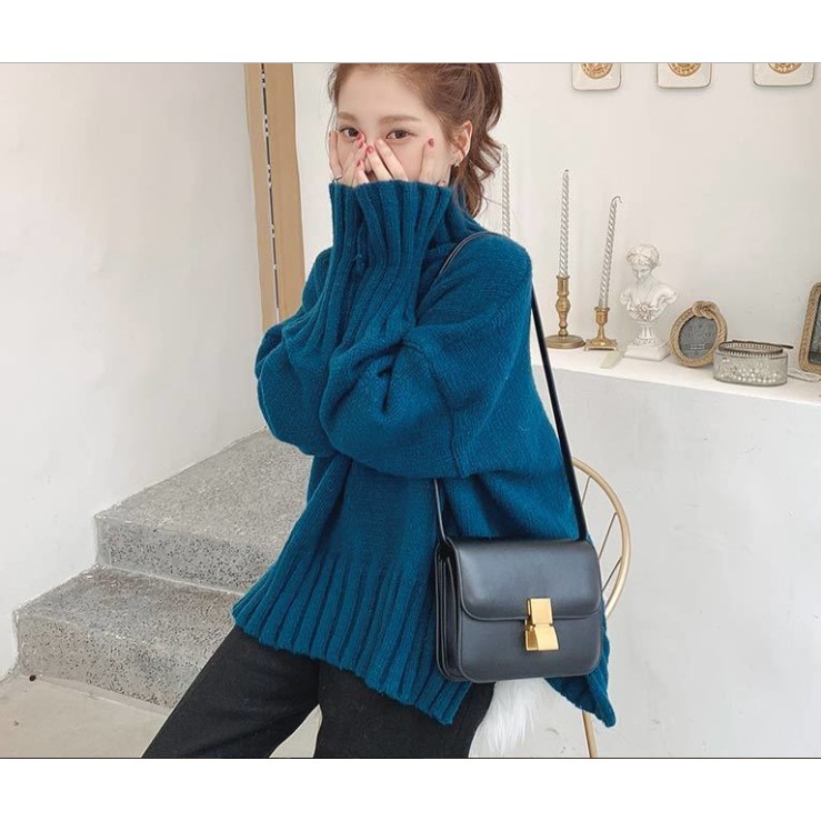 Áo Len Nữ Cổ Lọ Sang Chảnh Hàng Quảng Châu Cao Cấp Chất Đẹp | BigBuy360 - bigbuy360.vn