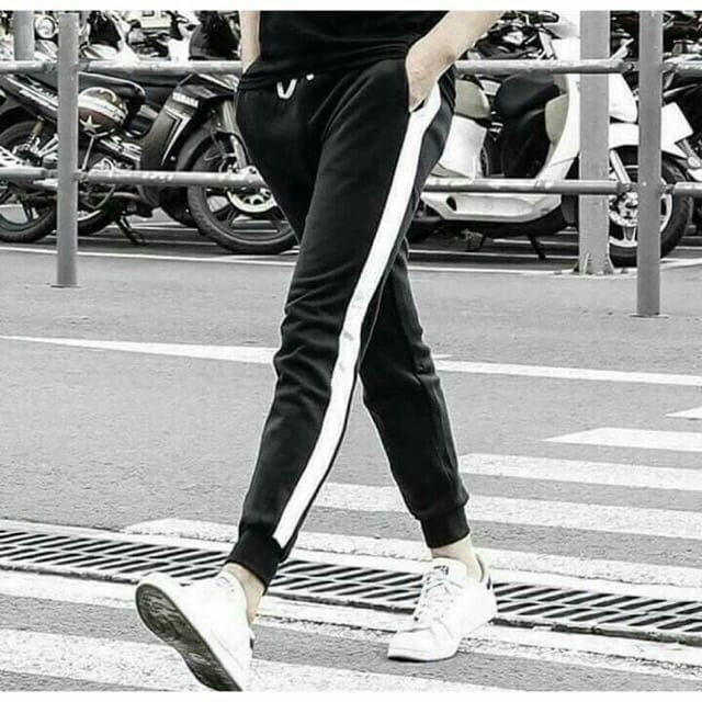 QUẦN JOGGER 1 SỌC BO ỐNG NAM/NỮ (có bigsize)