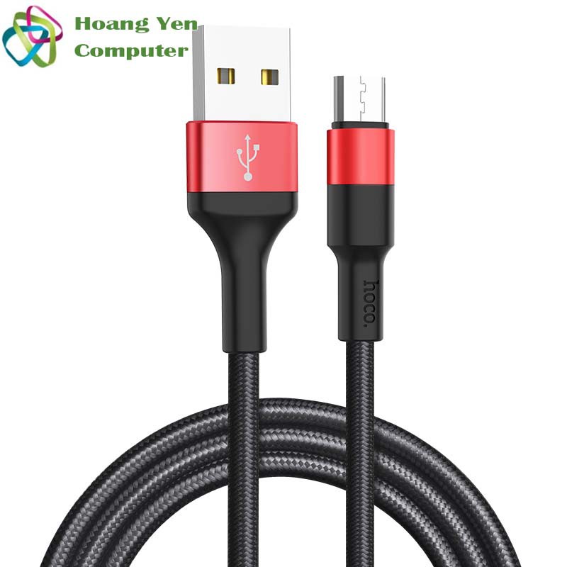 Cáp Sạc Nhanh MICRO USB Hoco X26 Dây Dù Chông Đứt cho ANDROID Dài 1M - BH 3 tháng 1 đổi 1 (MÀU SẮC NGẪU NHIÊN) | WebRaoVat - webraovat.net.vn