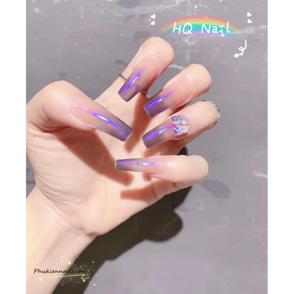 Nhũ tráng gương nén dạ quang 4in1 cực HOT cho thợ nail làm đẹp