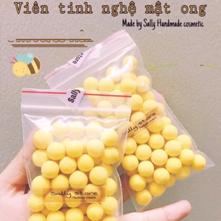 100g Viên Tinh nghệ mật ong dùng thử đựng túi zip bạc