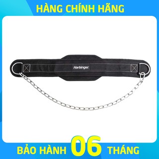 Đai lưng tập gym harbinger polypro dip belt – có dây xích