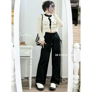 Áo cardigan lưới crop (HÌNH THẬT ĐỘC QUYỀN nangtho.ct) 4134