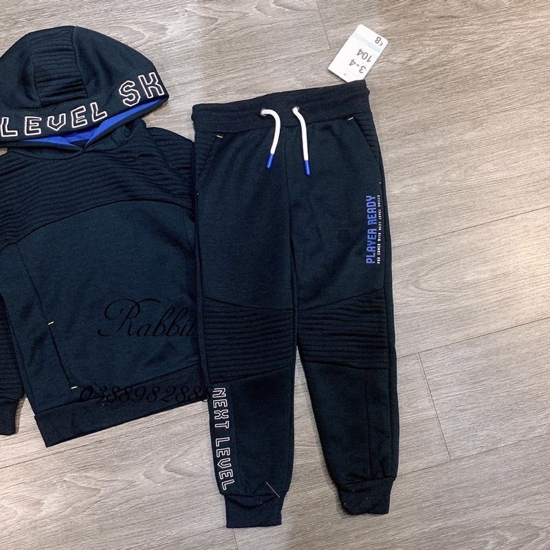Bộ nỉ Primark xanh Level