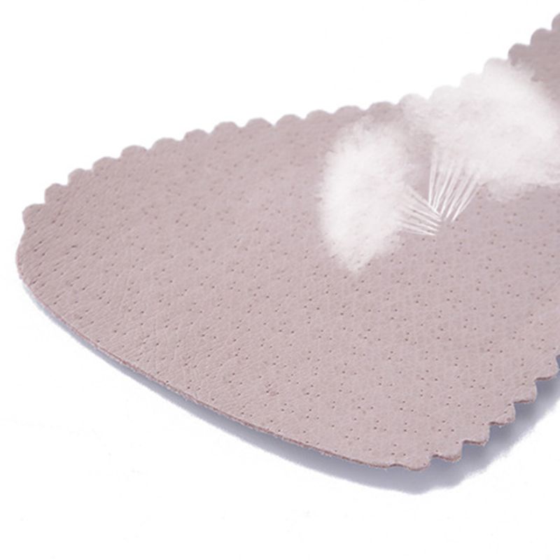 1 Cặp đế lót giày cao gót giả da 3/4 chống trượt thấm hút mồ hôi giảm đau mát xa chân cho nữ