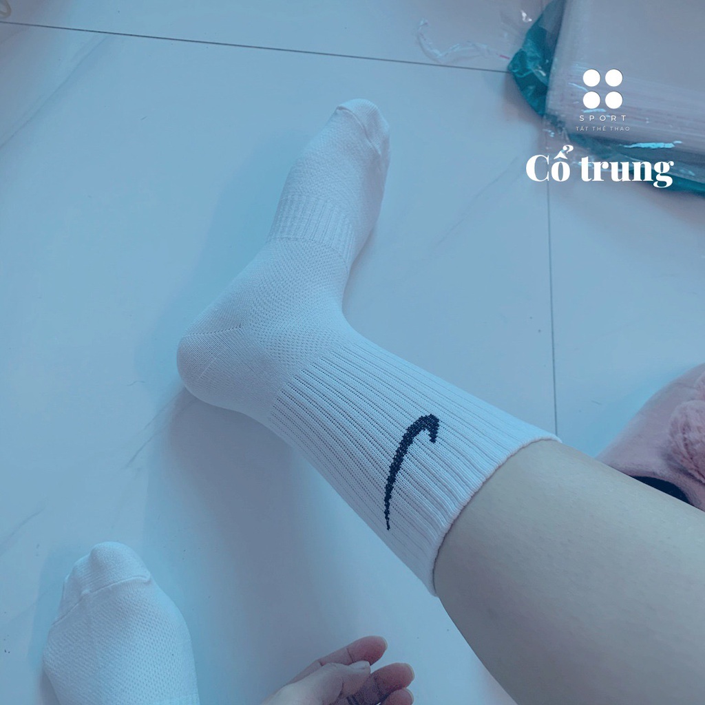 Tất nam nữ cao cổ thể thao thời trang cao cấp, tất đá bóng hàng cực đẹp