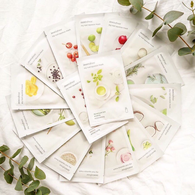 Mặt Nạ Innisfree My Real Squeeze Mask(1 Miếng)