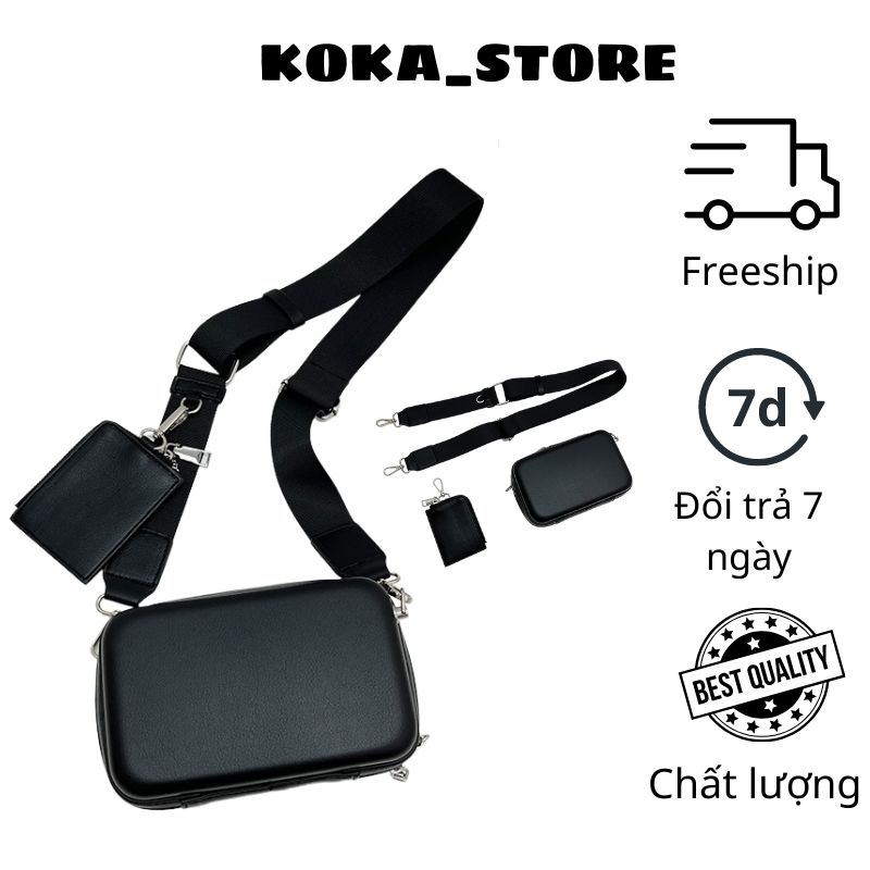 Túi Đeo Chéo Mini Thời Trang Hàn Quốc TC04 Túi Hộp Nam Nữ Cá Tính Túi Vuông Nhỏ Túi Đeo Vai Giản Dị Phiên Bản Mới 2022