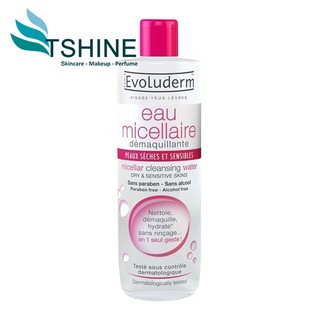 Nước tẩy trang Evoluderm Micellar Cleansing Water