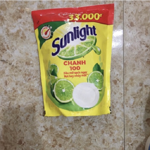 Nước Rửa Chén-Bát Sunlight Chanh Túi 1,4Kg