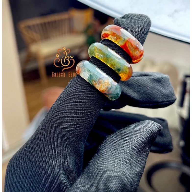 Nhẫn Băng ngọc thuỷ tảo nước đẹp