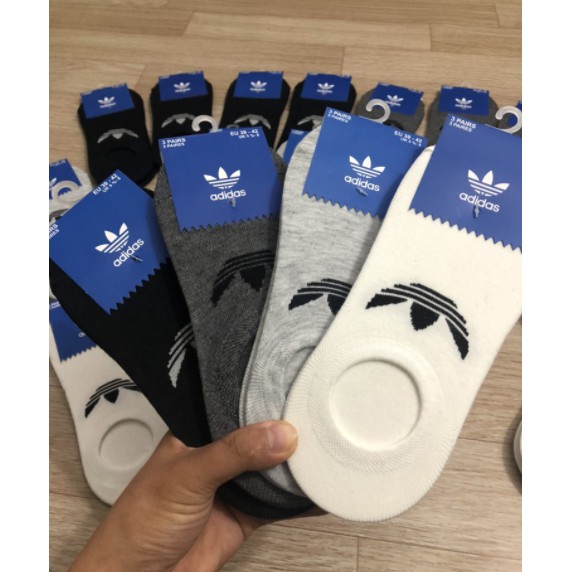 🌟FREESHIP🌟Combo 10 đôi Tất/ Vớ lười thể thao Adidas ngắn 3 lá hàng VNXK