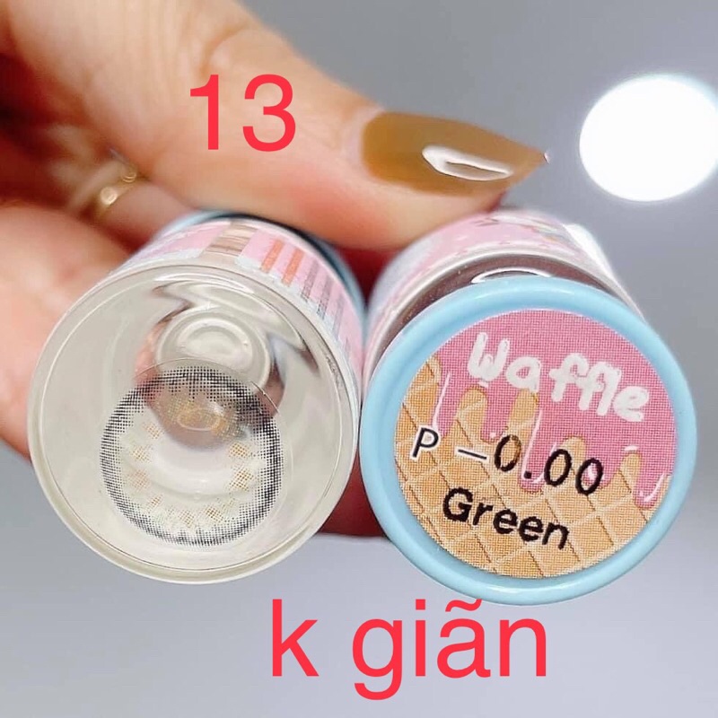 (FREE SHIP) Lens Xanh lá-Green HOT_Không độ