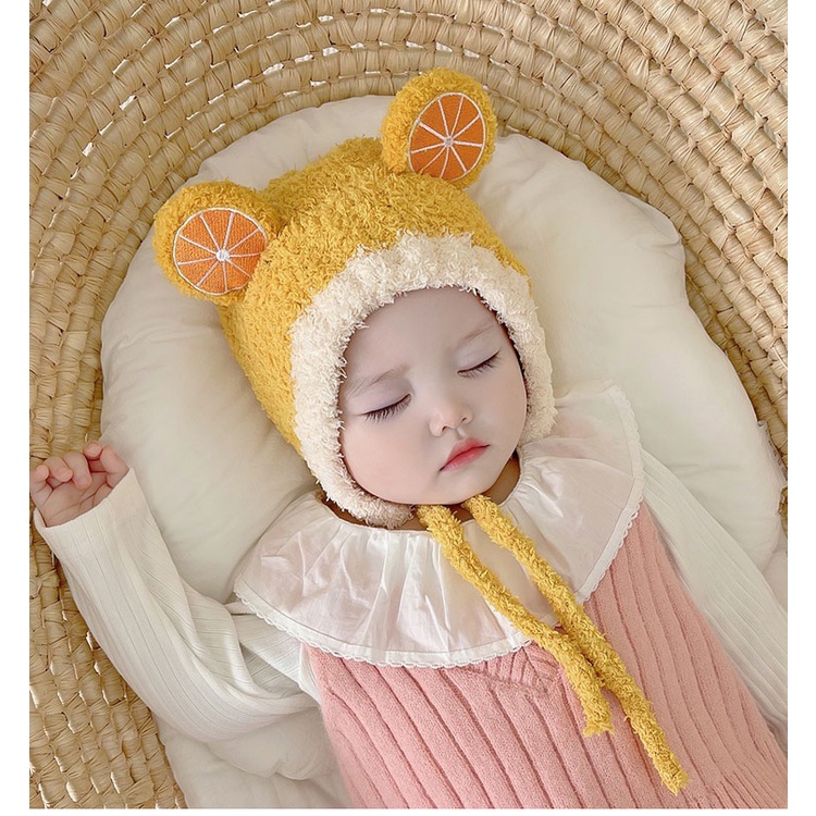Mũ len lông cừu cho bé hình hoa quả cực dễ thương Hatalo phù hợp trẻ em từ 5 đến 36 tháng tuổi ML18