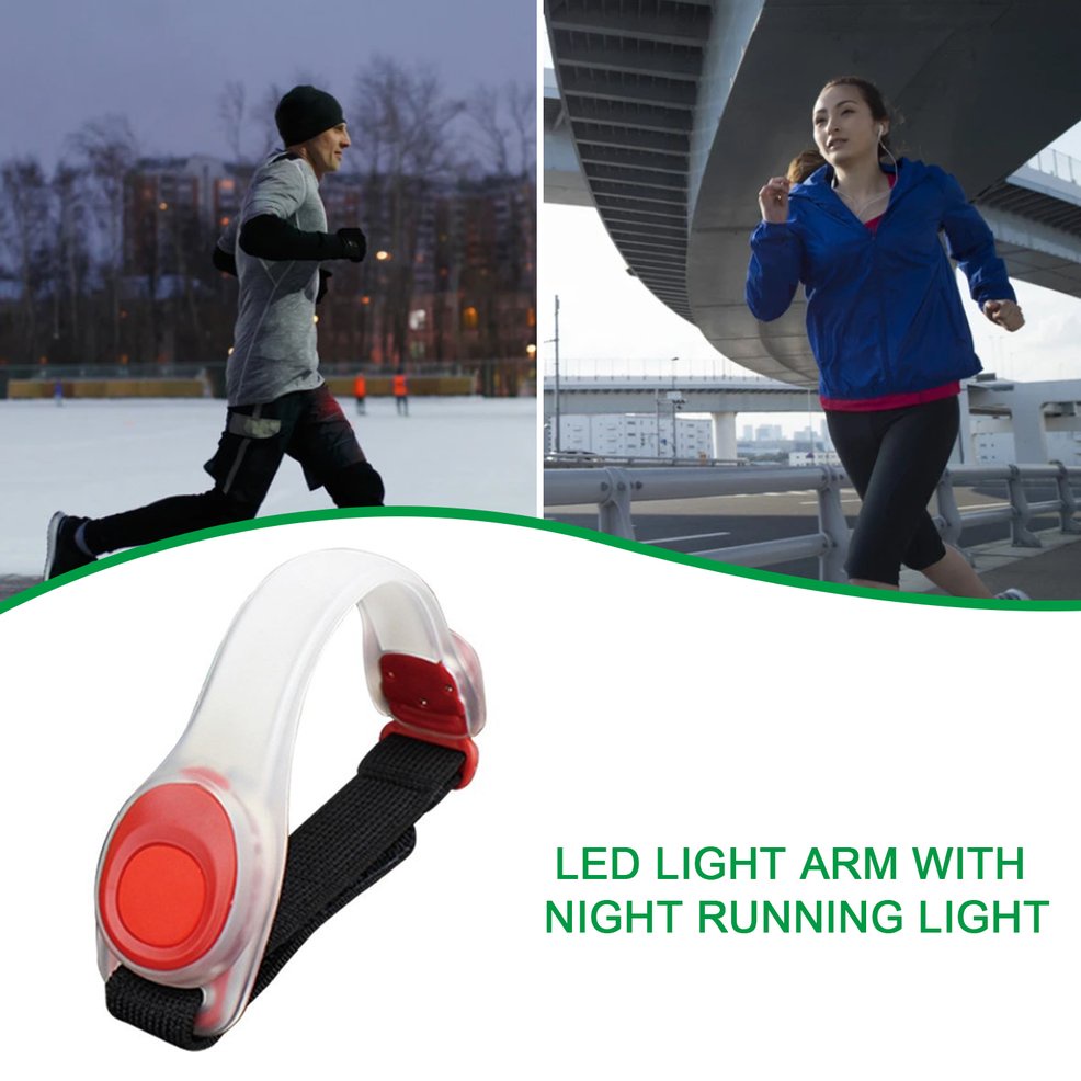 Đèn LED đeo cánh tay hỗ trợ chạy bộ ban đêm