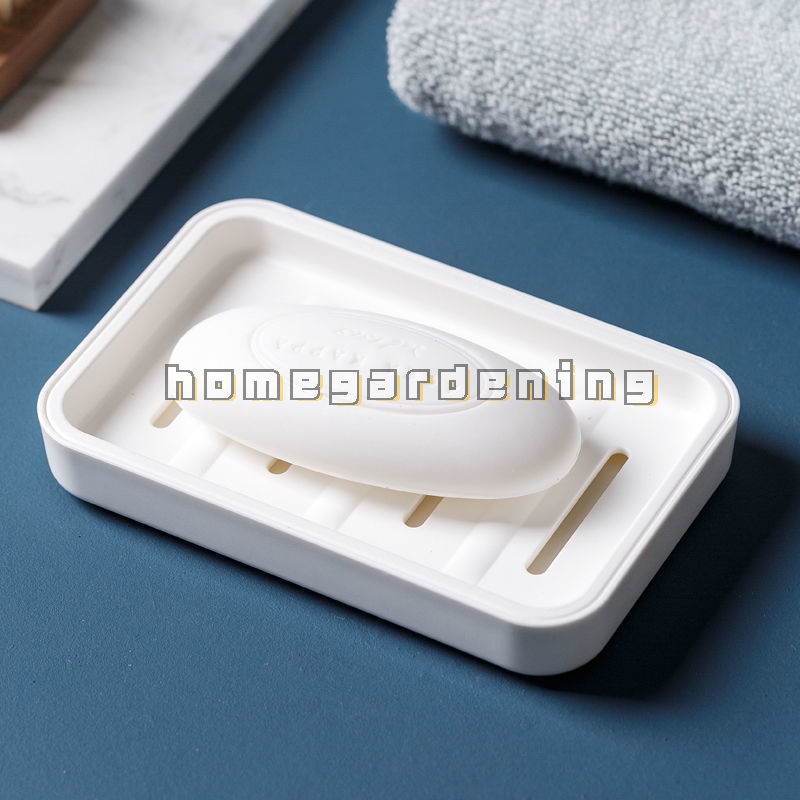 Khay Đựng Xà Phòng Hai Tầng Có Nắp Và Giá Đỡ Cho Nhà Tắm