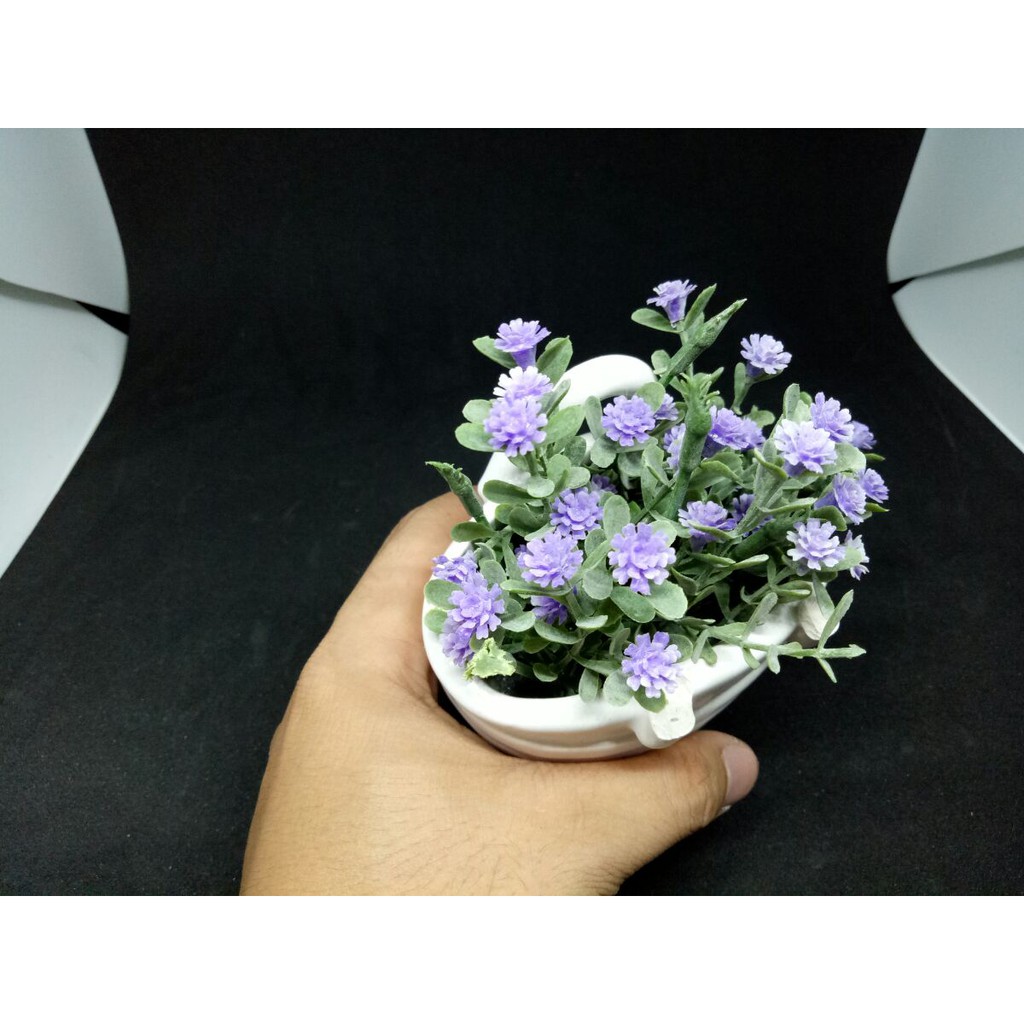 (Thanh Lí) - Giỏ hoa sứ để bàn cá tính TL-4013 (Mẫu ngẫu nhiên)